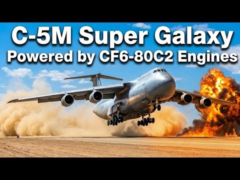 The Engineering Behind the CF6-80C2 Engine: A Workhorse that Powers the C-5M Super Galaxy
