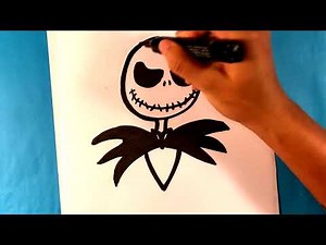 How to Draw Jack Skellington - Nightmare Before Christmas