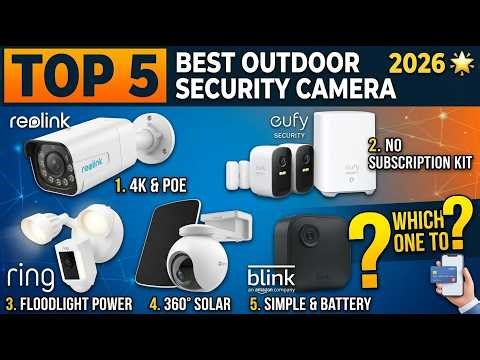 TOP 5 Migliore Telecamera di Sicurezza da Esterno 2026 📸 Quale comprare?