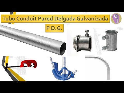 Galvanized Thin Wall Conduit (P.D.G.) and its connections