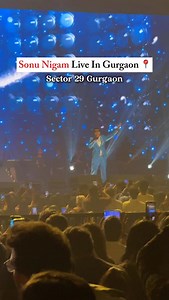 10K views · 517 reactions | Sonu Nigam Live Performance In Sector 29 Gurgaon Is Setting fire On Stage, The Show Is Completely Packed With Full Of Crowd #sonunigam #gurgaon #liveperformance #live #gurugram #performing #gurugrammers | Akhil Yadav | Facebook