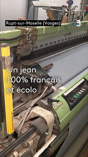 Des jeans 100% français réalisés avec du coton cultivé dans la Drôme et dans le Gers et du coton recyclé. C'est une première signées 1083. La marque française de jean a lancé la production dans les Vosges. | France 3 Lorraine
