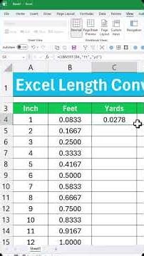 What Is the CONVERT Function in Excel? (Real Examples Explained) #shorts #excel #conversion