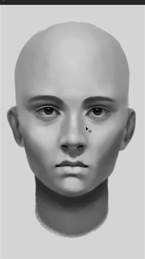 How to draw a face #painting #digitalart #art
