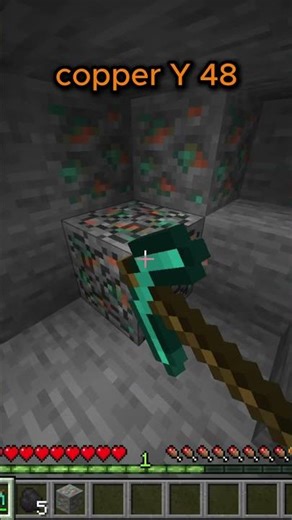 where to find every ore #minecraft #minecraftmine #minecraftguide #minecrafttips #gaming
