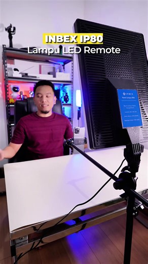 INBEX IP80 - Lampu LED Remote Control buat Kreator SOLO! #inbexip80 #lampuled #solocreator #remotelighting #lightingvideo