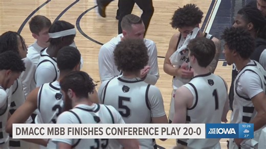 DMACC men's basketball finishes conference play undefeated, ends season 29-1