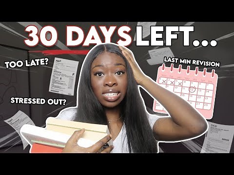 30 DAYS BEFORE GCSE / A LEVEL EXAMS | 4 Week Last Min Revision Plan