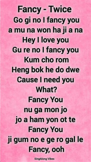 TWICE – Fancy You | Easy Lyrics / K-pop Shorts✨💖