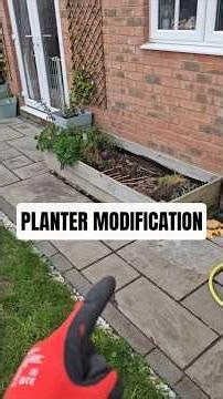 Custom Planter Modification Around Drain Pipe (Simple Garden Fix)