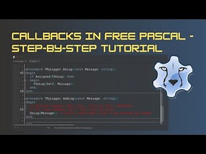 Using Callbacks in Free Pascal (FPC) – Procedure & Method Pointers Explained