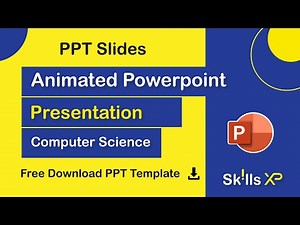 Animated PPT Slides | Computer Science (Input/output Devices) | Free Download Template | Skills XP