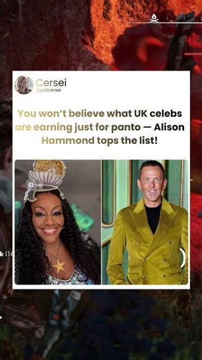 You won’t believe what UK celebs are earning just for panto — Alison Hammond tops the list!