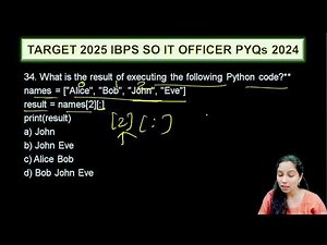 📘 IBPS SO IT Officer Mains 2025 LIVE PYQs | Top Questions & Smart Solutions