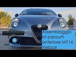 Assemblaggio Paraurti Anteriore Alfa Romeo MiTo MY2016 Veloce [How to assemble front bumper]