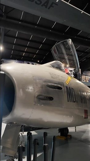 The North American F-86H Sabre Fighter Jet at Robins AFB Air Museum