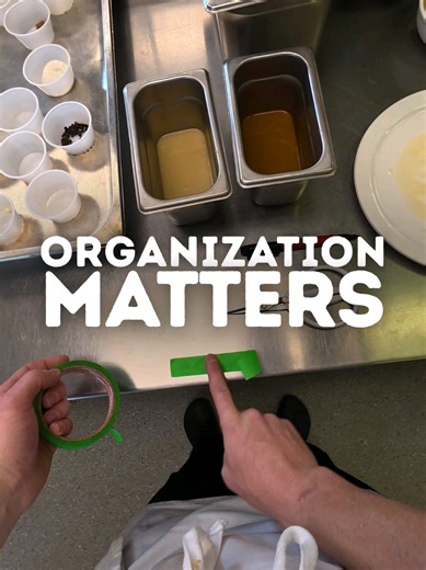 Organization is crucial to success. | Organization