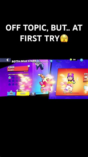 AT FIRST TRY.. #brawlstars