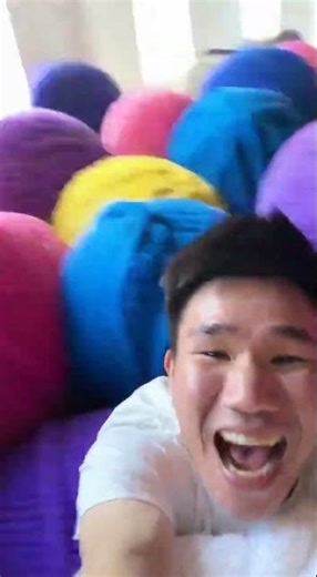 Lost in a Giant Yarn Ball Paradise