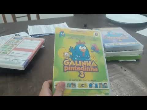 Coleção De DVDS Da Galinha Pintadinha 1 2 3 4 5 10 a anos e o 5