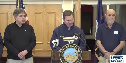 Gov. Beshear visits FEMA registration intakes in Perry and Knott Co.