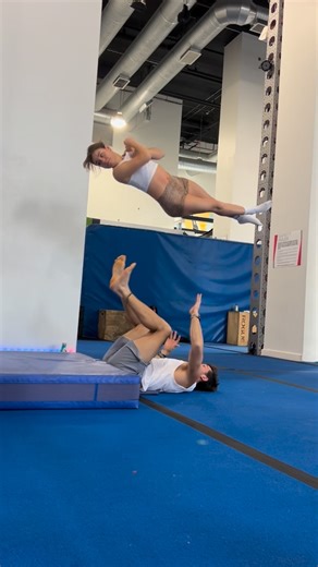 Miško & Sara | Acroyoga | 📍Slovakia on Instagram: "If regular 360s get comfortable 🫣 This one is tricky as hell 🥶🤪 Small advice for bases if you gonna try this (flex ankles like MF and never let go 😅) 💡 Build your handstands, strength & flexibility with us — wherever you are. Our Online Coaching Programme gives you structure, feedback & personalized guidance! 👉 DM - coaching - to schedule free call🥰 Ready to take your acro further? Join our Acro School — 100+ lessons designed to learn th