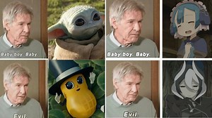 Harrison Ford Baby Boy Evil | Know Your Meme
