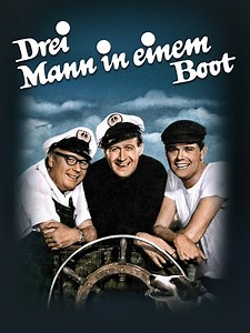 Drei Mann in einem Boot