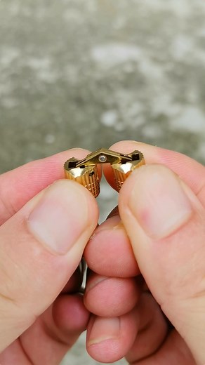 Say goodbye to unsightly hinges! ‍♀️ Introducing our solid brass...