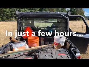 Repairing barb wire fence SUCKED before I found this!