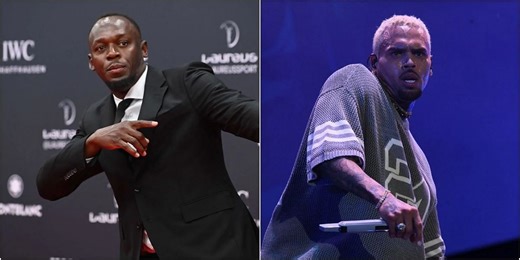 After WNBA appearance, Usain Bolt reveals true feelings for Chris Brown while attending 'Breezy Bowl XX' concert in Miami