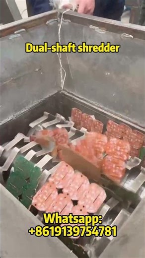 Heavy Duty Metal Shredder Machine | Industrial Scrap Steel, Aluminum, and Iron#dualshaftshredder