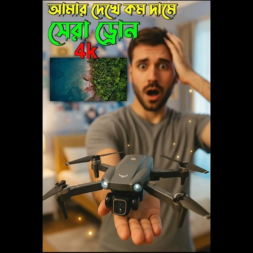 এত কম টাকার ড্রোনে এত ভালো কেমেরা 😲|| SG109 Pro review || Best drone 2025