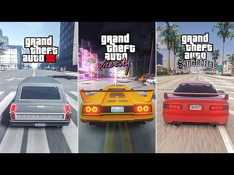 GTA: THE TRILOGY – The Definitive Edition Gameplay Concept! GTA III, Vice City, San Andreas in GTA 5