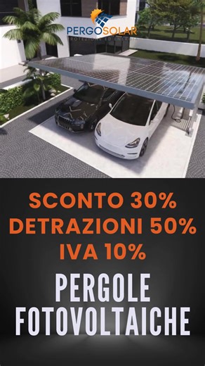 Un carport fotovoltaico che protegge la tua auto e produce energia pulita? Con Pergosolar, hai una soluzione elegante ed efficiente: ✅ Materiali di qualità: struttura in acciaio o alluminio ✅ Attenzione ai dettagli: design studiato per armonizzarsi con l’ambiente ✅ Sistema brevettato di fissaggio: pannelli completamente integrati nella struttura ✅ Personalizzazione su misura: scegli dimensioni, colori e optional ✅ Fornitura chiavi in mano: pensiamo a tutto noi ✅ Installazione in tutta Italia: il