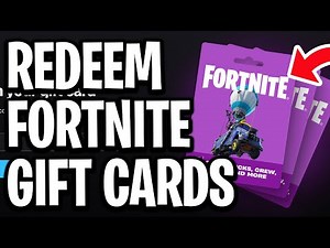 How To REDEEM Fortnite Gift Cards On All Platforms (Chapter 7) - Full Guide