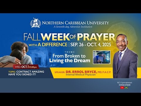 Fall Week of Prayer 2025 | Wednesday, October 1st | Afternon Service | Northern Caribbean University