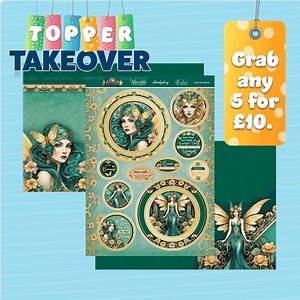 The one-stop-topper-shop has come to Hunkydory! 🛒🛍 This week only you can stock up on your favourite Topper Sets and grab any 5 for £10! Which designs will you choose? Take a look at 150 designs here 😍😁 https://bit.ly/41gPf2f | Hunkydory Crafts