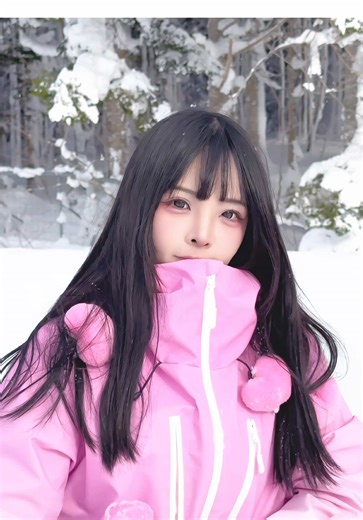 スキー女子が楽しむ白鷹町営スキー場