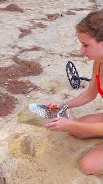 This Beach Holds Secrets… And I Just Uncovered One 🌊🔓Subscribe ❤️ #beachfinds #treasuresearch