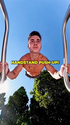 Handstand Push-up lernen step by step! 🔥 #calisthenics #handstandpushup