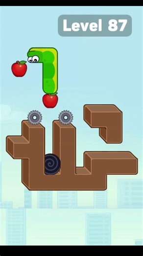 Snake Puzzle Lv. 87 - langkah kunci untuk menuju solusi #snake #gaming #viral #shorts