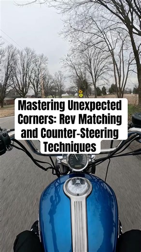 Mastering Unexpected Corners: Rev Matching and Counter-Steering Techniques