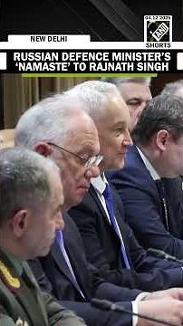 ‘Namaste, I am glad to meet…’: Russian Defence Minister to Rajnath Singh during key talks