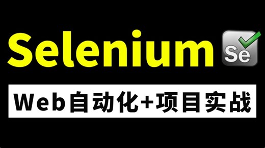 实战版！Selenium自动化测试项目实战教程，从零基础到封装，一套即学即会！