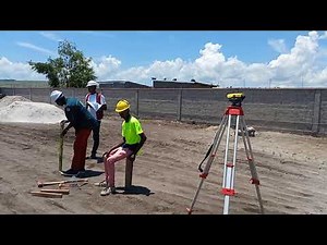 L'extrait de l'Implantation et traçage d'1 bâtiment R+1 Commune de la Nsele avec Professionnalisme.