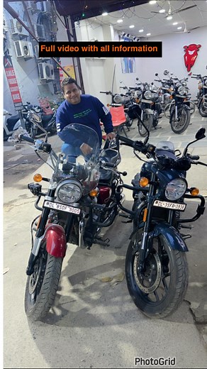 50K views · 2.3K reactions | Call Now 7827207385,9268572545 , 88105 28428 , ROYAL ENFILED - Meteor 650 Red White colour 2023 Single owner 375000/- Short gun 2024 model 2nd Owner 325000/- Last Price including transfer ownership #mycountrymyride #bhumi_motors #shortgun650 #meteor650 | Bhumi motors | Facebook