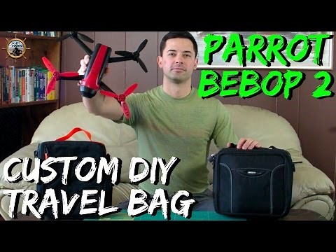 PARROT BEBOP 2 Travel Bag // Portable DIY Carry Case