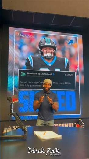 Braylon Edwards HYPED after the Detroit Lions Signed Center Cade Mays 🔥