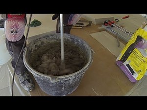 Comment gâcher de la colle pour carrelage ? TUTO2